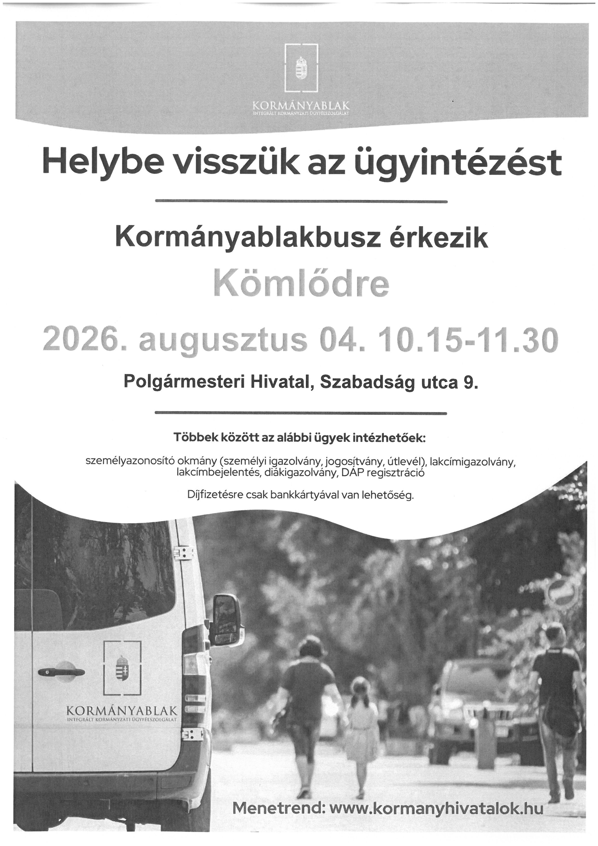 Kab busz plakát