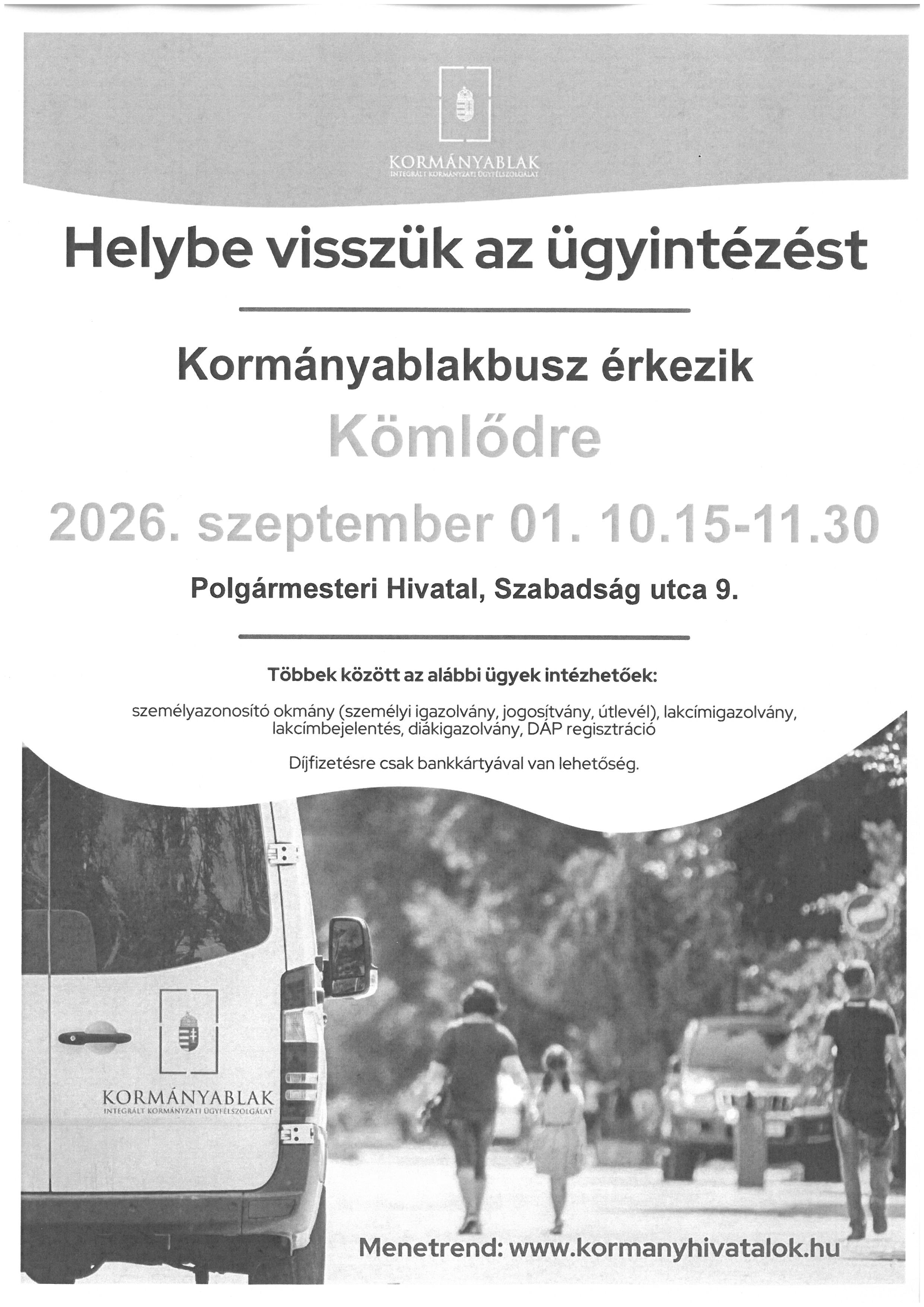 Kab busz plakát