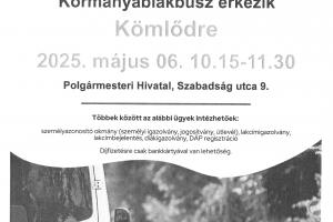 Kab busz plakát május