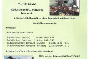 hívogat az iskola