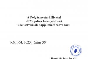 értesítés