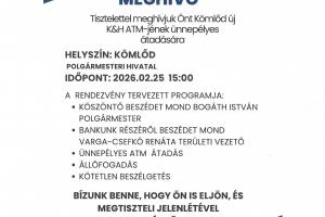 meghívó ATM átadóra