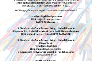 hulladék nyitvatartás