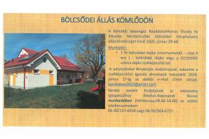 Bölcsődei dajka állás