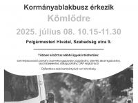 Kab busz plakát július