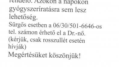 tájékoztatás